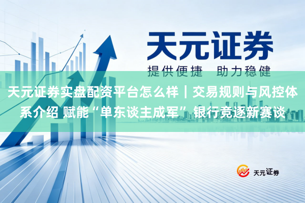 天元证券实盘配资平台怎么样｜交易规则与风控体系介绍 赋能“单东谈主成军” 银行竞逐新赛谈