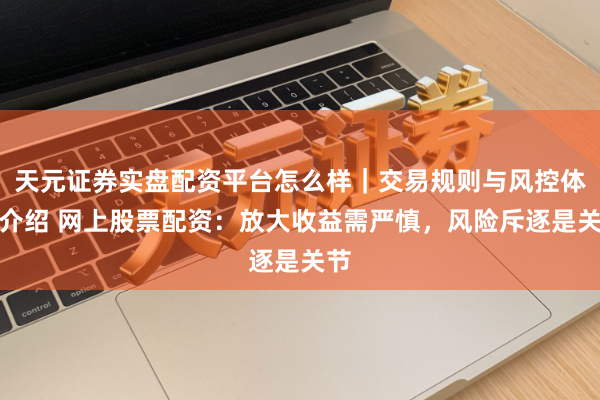 天元证券实盘配资平台怎么样｜交易规则与风控体系介绍 网上股票配资：放大收益需严慎，风险斥逐是关节