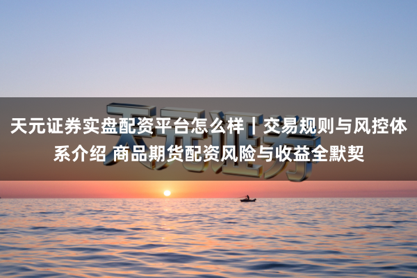 天元证券实盘配资平台怎么样｜交易规则与风控体系介绍 商品期货配资风险与收益全默契